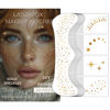 Picture of 20 Pcs Gold Face Makeup Patches, Glitter Freckles Face Tattoo, Glitter Freckles, Sparkle Makeup Patches, Waterproof Face Glitter Speckles Patches for Women (Gold)