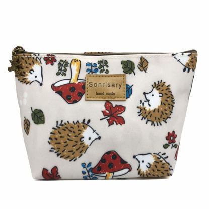 Picture of Hunger Hedgehog Print Make-Up Cosmetic Bag Carry Case, 14 Patterns (P1141702)