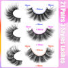Picture of TNFVLONEINS False Eyelashes Natural Mink Lashes Fluffy Wispy Cat Eye Lashes Natural Look 5D Extension Faux Mink Eyelashes Pack 12-18MM Strip Fake Eyelashes 21 Pairs 3 Styles