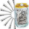 Picture of 100Pcs Alligator Metal Hair Clips for Bow Making, Large Plain DIY Craft Clips Supplies (5.7cm/2.24)