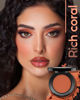 Picture of HOOMUSS Single Coral Eyeshadow Matte, Handmade Pressed Eyeshadow Palette, Long Lasting With No Creasing, Intense Color Pigmented Orange Eye Shadow (Rich Coral)