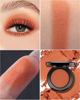 Picture of HOOMUSS Single Coral Eyeshadow Matte, Handmade Pressed Eyeshadow Palette, Long Lasting With No Creasing, Intense Color Pigmented Orange Eye Shadow (Rich Coral)