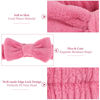 Picture of Ondder Spa Headbands Set for Women - 8 Pcs Terry Cloth Fuzzy Headbands for Skincare, Makeup Application, Face Washing and Hair Care