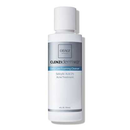 Picture of Obagi CLENZIderm M.D. Daily Care Foaming Acne Cleanser - Acne Treatment with 2% Salicylic Acid (BHA) - 4 oz