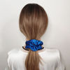 Picture of Sufermoe 6 Pcs Satin Silk Hair Scrunchies, Dark Blue (4.5 Inch) - Hair Ties for Women and Girls, Hair Accessories