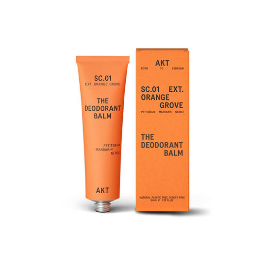 Picture of AKT, THE DEODORANT BALM. Award winning, multi-use, natural deodorant. Plastic Free. Gender Free. Aluminium Free. 100% effective - 1 tube lasts up to 3 months. SC.01 ORANGE GROVE. 1.7 Ounce