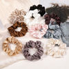 Picture of Hair Ties Small Scrunchies for Women's Hair Scrunchies Both for Thick Hair or Thin Hair Curl Hair No Crease Ponytail Holder No Hurt Your Hair