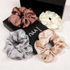 Picture of Hair Ties Scrunchies for Women's, Big Scrunchies Both for Thick Hair or Thin Hair Curl Hair No Crease Ponytail Holder No Hurt Your Hair