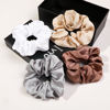 Picture of Hair Ties Scrunchies for Women's, for Girls Big Scrunchies Both for Thick Hair or Thin Hair Curl Hair No Crease Ponytail Holder No Hurt Your Hair