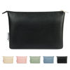 Picture of Narwey Small Makeup Bag for Purse Small Cosmetic Bag Women PU Leather Travel Makeup Pouch Zipper Pouch (Black)