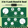 Picture of Lash Bond and Seal 10ML White Bond and Seal Lash Glue KEYYOU Lash ClUSter Glue MasUSra for Long Lasting WaterProof Lash Extension Glue Clear-5ml+5ml