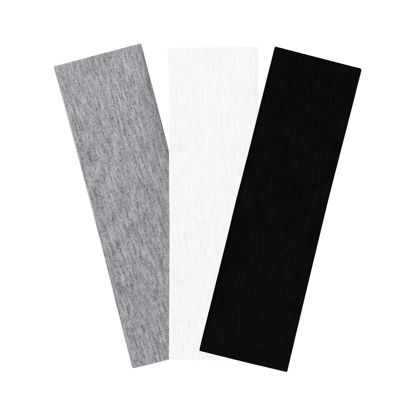 Picture of Fecawd 3PCS Headbands for Women Non Slip Elastic Sweat Hairbands Fashion Sports Hair Bands Soft Cloth Fabric Stretchy Headband for Workout Yoga Running