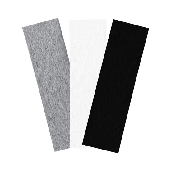 Picture of Fecawd 3PCS Headbands for Women Non Slip Elastic Sweat Hairbands Fashion Sports Hair Bands Soft Cloth Fabric Stretchy Headband for Workout Yoga Running