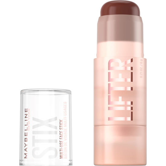 Picture of Maybelline Lifter Stix Multi-Use Face Stick - Contour, Bronzer, Concealer Foundation Stick, All-In-One Creamy Face Makeup Stick with Cranberry Seed Oil, 80, 1 Count