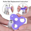 Picture of PrettyCare Essential oil Roller Bottles for Oils 10ml Glass Clear Perfume Bottles Empty with Extra Roller Balls, Opener, Funnel, Pipette, Labels, 4pack Roll on Bottles