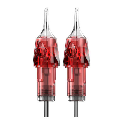 Picture of CNC 14RL Tattoo Needles Cartridge 20Pcs #10 Bugpin Disposable Needles Round Liner with Membrane EN04-20-1014RL