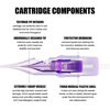 Picture of Mast Pro2 Tattoo Needles Cartridges, Pro Needles Pins for Super Aritsts, 20 Count, Disposable Round Liner 1207RL