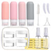 Picture of Mrsdry 16 Pack Travel Bottles Set for Toiletries, Leakproof Travel Containers for Toiletries TSA Approved Silicone Travel Accessories Squeezable Refillable 3oz for Shampoo Conditioner Lotion