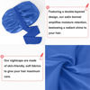 Picture of Silk Bonnet for Sleeping Women, Silk Hair Bonnet for Sleeping, Silk Hair Wrap for Sleeping Women, Satin Bonnet with Tie Band Blue