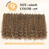 Picture of Yewell 9 Packs Goddess Box Braids Crochet Hair Boho Crochet Box Braids With Curly Ends Crochet Hair For Black Women,10 Inch Pre Looped Bohemian Crochet Box Braids Hair (10Inch,9Packs,27#)