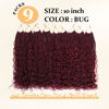 Picture of Yewell Goddess Box Braids Crochet Hair 10 Inch Boho Crochet Box Braids With Curly Ends,9 Packs Bohomian Box Braids Crochet Hair For Black Women Pre Looped Box Braids Crochet Hair (10Inch,BUG)