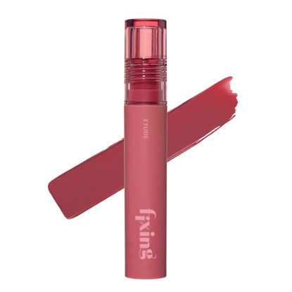 Picture of ETUDE Fixing Tint #20 Pink Fig | Long Lasting High Pigmented Liquid Lipstick | Waterproof Lightweight Matte Finish Lip Stain | Full Coverage | Korean Makeup, Kbeauty, Perfect for Gift