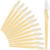 Picture of 12 Pcs Eyebrow Razors, Face Razors Multipurpose, Exfoliating Dermaplaning Tools, Eyebrow Trimmers Shaver with Safety Cover, Facial Hair Removal for Women Men Body Use (Yellow)