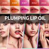 Picture of Hydrating Lip Glow Oil, Lip Oil Gloss Transparent Toot Tinted Nourishing Long Lasting Repairing Lightening Lip Lines (CHERRY) 0.2 OZ