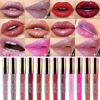 Picture of evpct 2Pcs Ruby Red & Dark Red Matte to Glitter Liquid Lipstick Long Lasting Lip Set Kit for Women Diamond Shiny Glitter Sparkly Glossy Metallic Shimmer Sparkle Waterproof Lipstick Lip Gloss 03+04