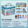 Picture of Moana 2 Train Case Beauty Set, Kids Makeup Kit for Girls, Real Washable Makeup Set, Play Makeup, Pretend Play, Party Favor, Birthday, Ages 3 4 5 6 7 8 9 10 11 12 by Townley Girl