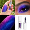 Picture of MAKI YIKA Glitter Eyeshadow Purple Liquid Multichrome Eyeshadows Long Lasting Metallic Chameleon Eye Shadow Holographic Eye Topper Glitters (#1 Twilight)