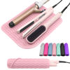 Picture of Suafrnut Plus Size Silicone Heat Resistant Mat, Portable Travel Hot Tools Pad Cover for Curling Iron, Flat Iron, Hair Straightener and Other Hair Styling Tools(12.0" x 9.0")