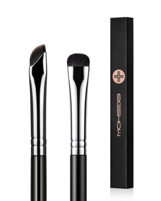 Picture of EIGSHOW Eyeshadow Brush & Eyeliner Brush, High-End Small Eyeshadow Smudge Brush Eyeliner Brush Fine Angled PRO Precision Gel Eye Liner Makeup Brush for Cat Eye Cute Wings Precise Liner Eye Makeup
