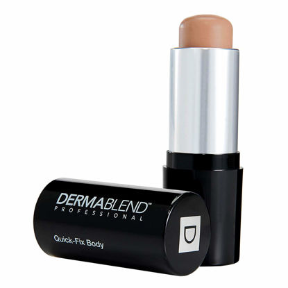 Picture of Dermablend Quick-Fix Body Makeup Full Coverage Foundation Stick, Water-Resistant Body Concealer for Imperfections & Tattoos, 0.42 Oz