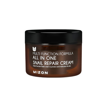 Picture of MIZON All in One Snail Repair Cream Snail Mucin with 12 Natural Extracts Korean Recovery Cream for Fine Line & Blemish Care (4.06 fl oz)