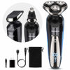 Picture of Electric Razor for Men - Rechargeable Electric Shaver for Men, Waterproof Wet Dry Cordless Razor with Nose Hair Trimmer and Sideburns Trimmer