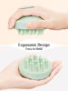 Picture of HEETA Hair Scalp Massager for Hair Growth, Shampoo Brush, Scalp Exfoliator with Soft Silicone Bristles, Scalp Scrubber for Dandruff Removal to Relieve Stress, Wet Dry Hair, Updated Material, Green
