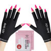 Picture of modelones UV Gloves for Gel Manicures, Professional UPF99+ UV Protection Gloves for Nails, Fingerless UV Light Gloves for Women, Anti UV Gloves for Gel Nail Lamp, Protect Your Skin from UV Harm