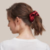 Picture of LILYSILK Silk Hair Scrunchies/Ties for Frizz & Breakage Prevention, 100% Mulberry, No Damage, Elastic ponytail Holders, 1Pc, Claret