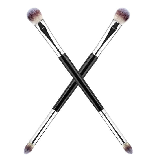 Picture of MUIIGOOD 2Pcs Eyeshadow Brush Eye Makeup Brush Professional Blending Eyeshadow Makeup Brushes for Concealer Eyebrows Eyeliner Soft Hairs Makeup Tool