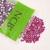Picture of NCB Nancybeads 1500pcs Flatback Round Glass Nail Art Rhinestones Crystal for DIY Making Accessories Shoes, Clothes, Face Art, Bags, Manicure (Siam AB, SS20 1500pcs)