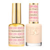 Picture of DND DC Gel Polish Set, Beige Nude Collection, UV/LED Gel Polish and Air Dry Nail Lacquer, Matching Chip-Free Polish Duo, 291 Marshmallow Cloud, 0.5 Fl Oz