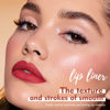 Picture of Espoce Lip Liner Set, 12Pcs Pure Natural Oak Brown Pink Red Series Lip Liners, Smooth and High Pigmented Lip Makeup Pencil