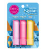 Picture of eos Holiday Lip Balm Gift- Strawberry Cheer, Candy Cane Swirl & Vanilla Toffee, Stocking Stuffers, All-Day Moisture Lip Care, 0.14 oz, 3 Count