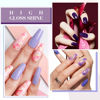 Picture of CANNI 6 Colors 9 ML Hema-Free Lavender Dark Purple Blue Gel Nail Polish Set, Blue Lavender Dark Purple Gel Polish Kit, Soak Off LED Nail Gel Manicure Kit DIY at Home Salon Gifts