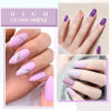 Picture of CANNI 6 Colors 9 ML Hema-Free Light Purple Gel Nail Polish Set, Lavender Purple Gel Polish Kit, Soak Off LED Nail Gel Manicure Kit DIY at Home Salon Gifts