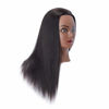 Picture of Hairingrid Mannequin Head 20"-22" 100% Human Hair Hairdresser Cosmetology Mannequin Manikin Training Head Hair and Free Clamp Holder （R71906B0214H）