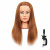 Picture of Hairingrid Mannequin Head 20"-22" 100% Human Hair Hairdresser Cosmetology Mannequin Manikin Training Head Hair and Free Clamp Holder (R71906LB0614H)