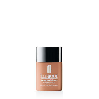 Picture of Clinique Acne Solutions Liquid Foundation Makeup With Salicylic Acid For Dry Combination to Oily Skin Types | Medium Coverage, Natural Matte Finish, Beige, 1.0 Fl Oz