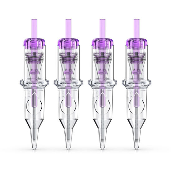 Picture of Wormhole Tattoo Cartridge Needles, 20pcs 9RL Disposable Tattoo Needle Cartridges Standard 9 Round Liner for Tattoo Pen Tattoo Cartridge Machine Permanent Makeup Tattoo Supplies (1209RL)